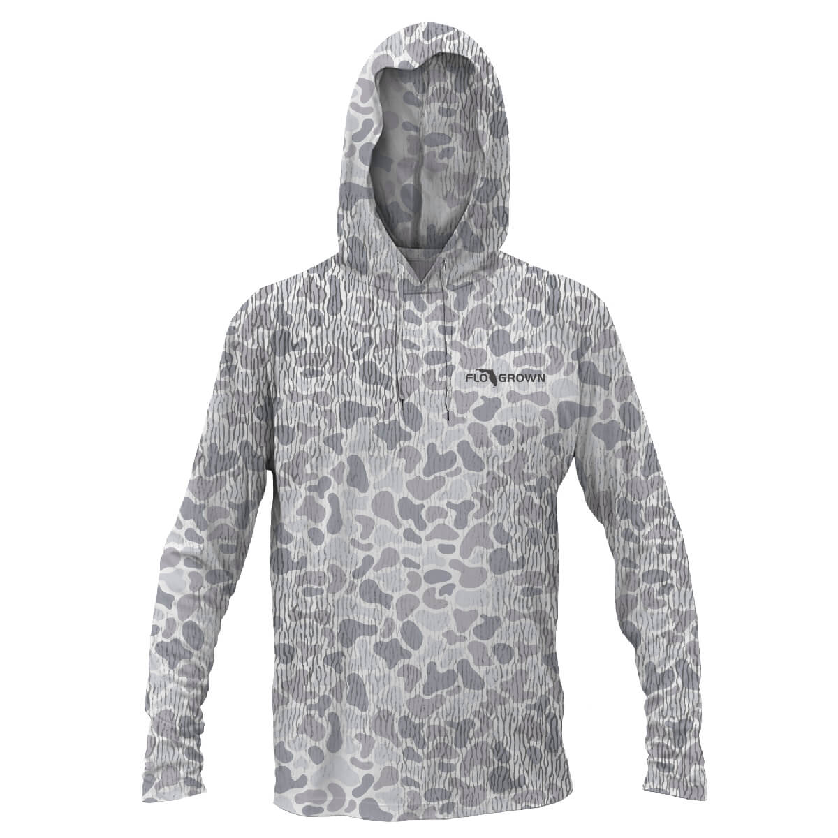 Woodland Camo Performance Hoodie T-Shirts, Sweatshirt | CoreVibeTees.com (Image 2)