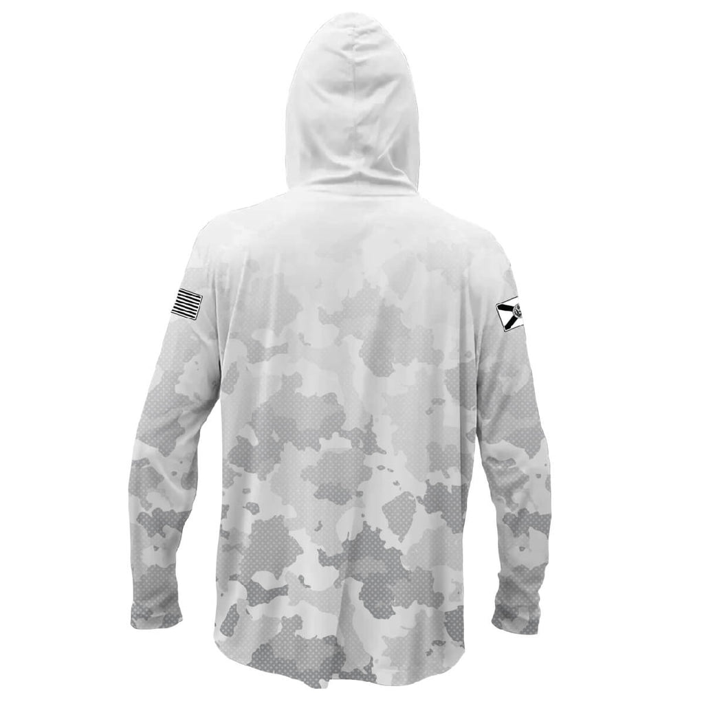 White Camo Performance Hoodie T-Shirts, Sweatshirt | CoreVibeTees.com (Image 2)