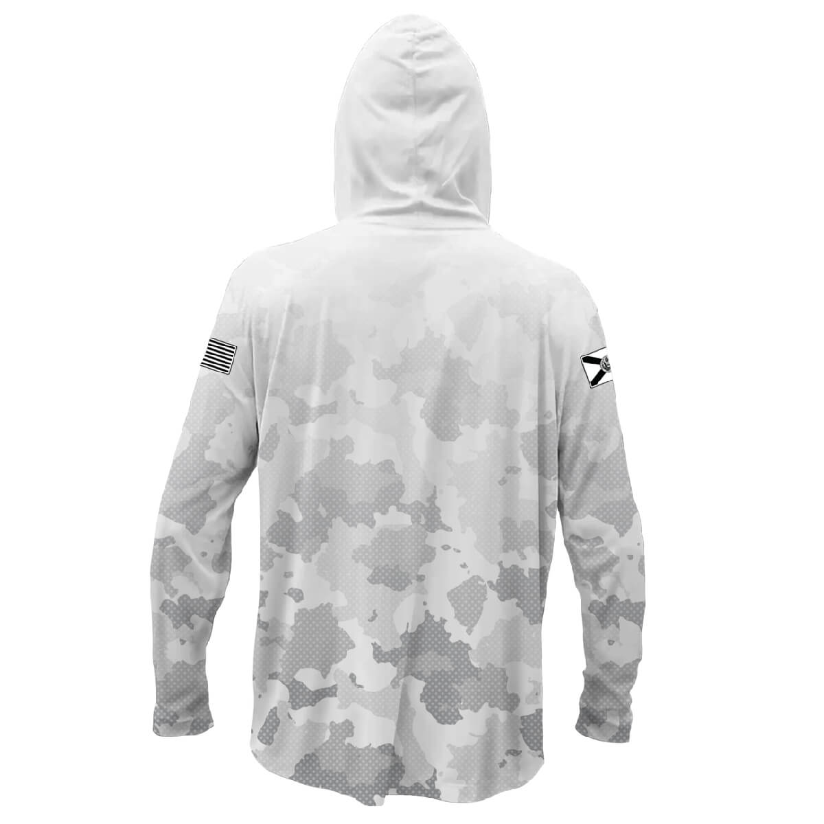 White Camo Performance Hoodie T-Shirts, Sweatshirt | CoreVibeTees.com (Image 2)