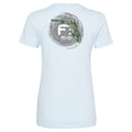 Tropical Circle Fitted Women's Tee Hoodie, Sweatshirt | CoreVibeTees.com (Image 1)