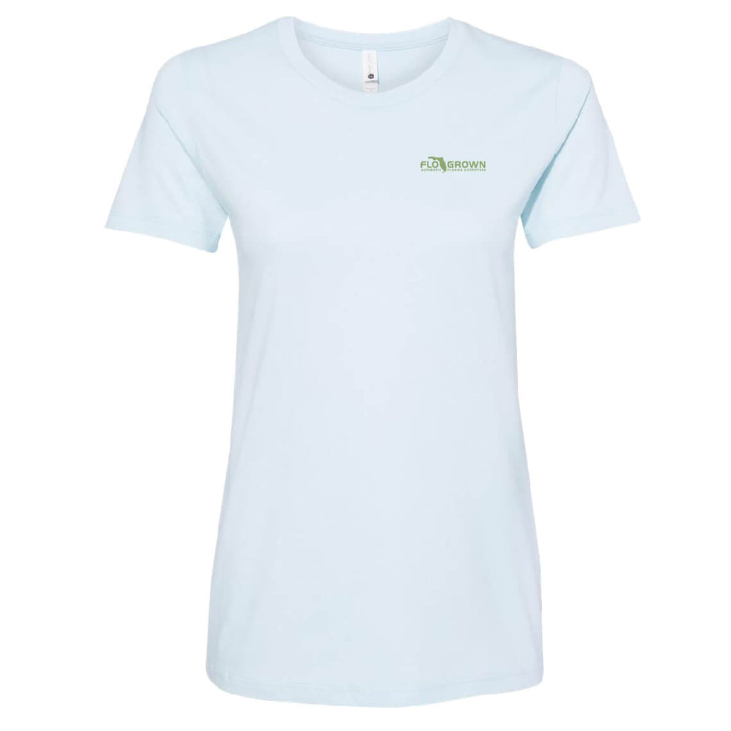 Tropical Circle Fitted Women's Tee Hoodie, Sweatshirt | CoreVibeTees.com (Image 2)