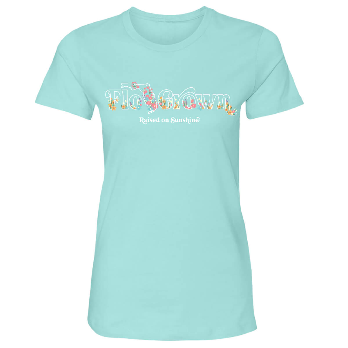 Inline Flowers Fitted Women's Tee Hoodie, Sweatshirt | CoreVibeTees.com (Image 1)