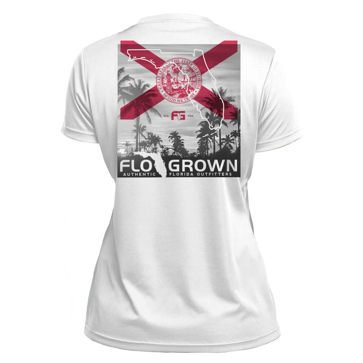 Scenic Flag Women's Performance Tee Hoodie, Sweatshirt | CoreVibeTees.com (Image 1)
