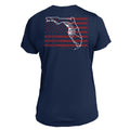 Be Brave Flag Women's Performance Tee Hoodie, Sweatshirt | CoreVibeTees.com (Image 1)