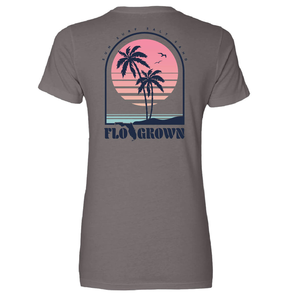 Retro Sunset Women's Tee Hoodie, Sweatshirt | CoreVibeTees.com (Image 1)