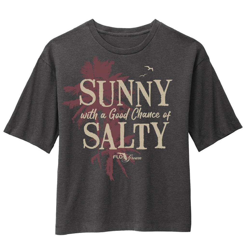 Chance of Salty Women's Tee Hoodie, Sweatshirt | CoreVibeTees.com (Image 1)