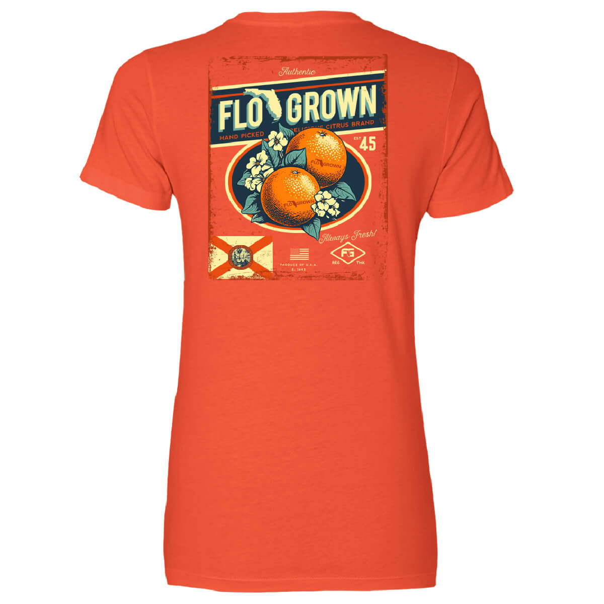 Oranges Poster Women's Tee Hoodie, Sweatshirt | CoreVibeTees.com (Image 1)