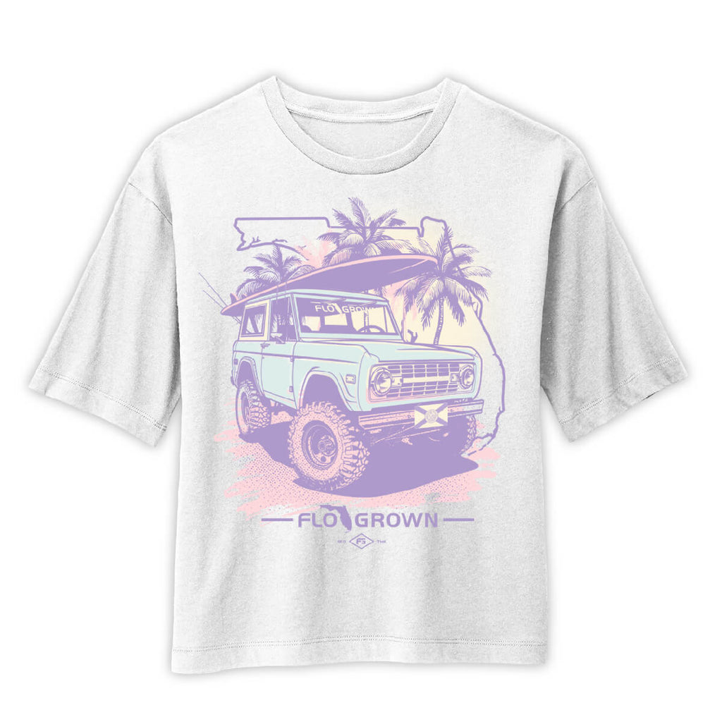 Beach Bronco Womens Tee Hoodie, Sweatshirt | CoreVibeTees.com (Image 1)