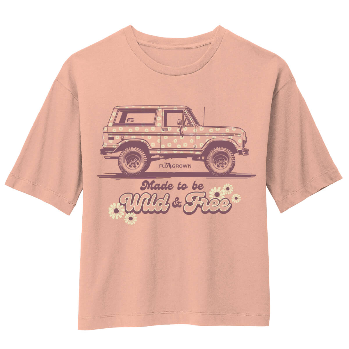 Wild Free Bronco Womens Tee Hoodie, Sweatshirt | CoreVibeTees.com (Image 1)