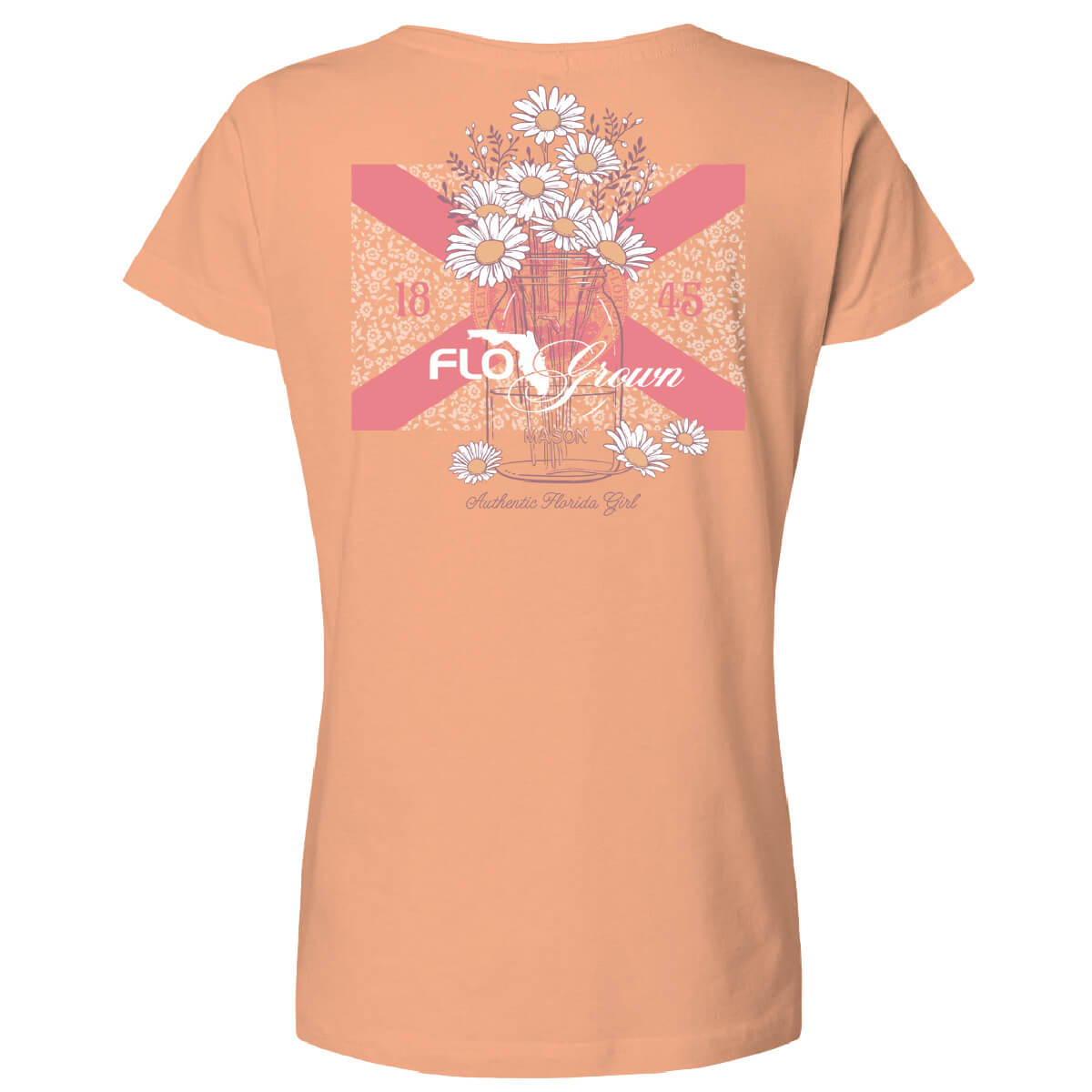Mason Jar Daisies Womens Tee Hoodie, Sweatshirt | CoreVibeTees.com (Image 1)