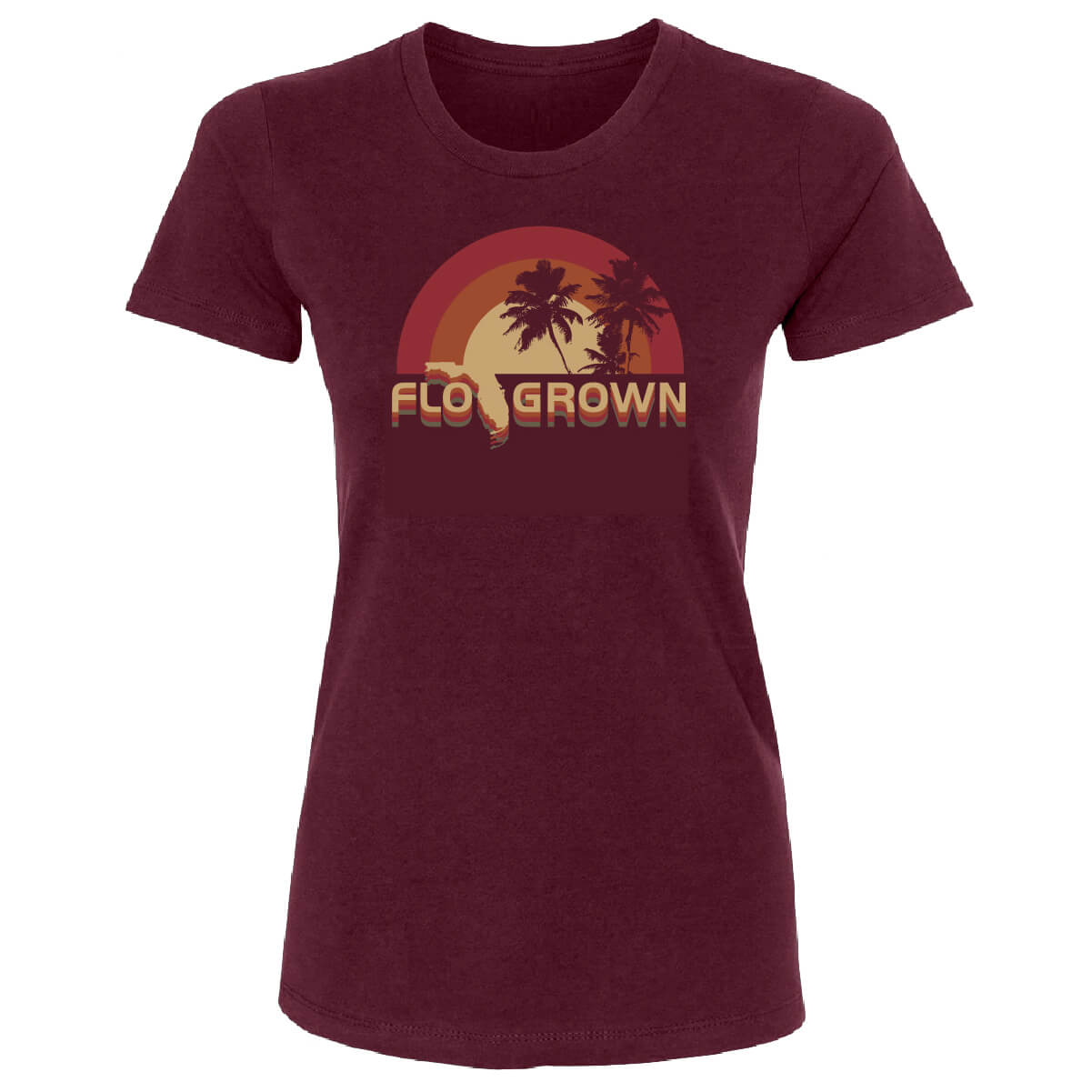 Retro Rainbow Fitted Women's Tee Hoodie, Sweatshirt | CoreVibeTees.com (Image 1)