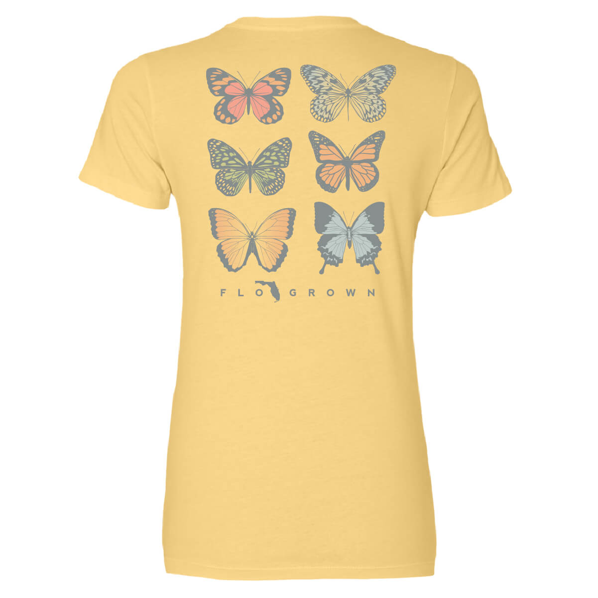 Butterflies Fitted Women's Tee Hoodie, Sweatshirt | CoreVibeTees.com (Image 1)