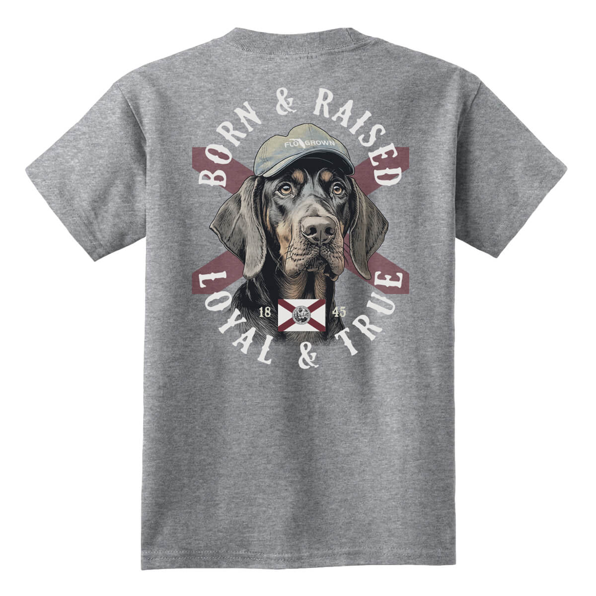 Born & Raised Hound Youth Tee Hoodie, Sweatshirt | CoreVibeTees.com (Image 1)