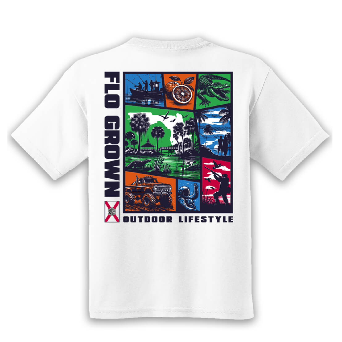 Florida Lifestyle Collage Youth Tee Hoodie, Sweatshirt | CoreVibeTees.com (Image 1)