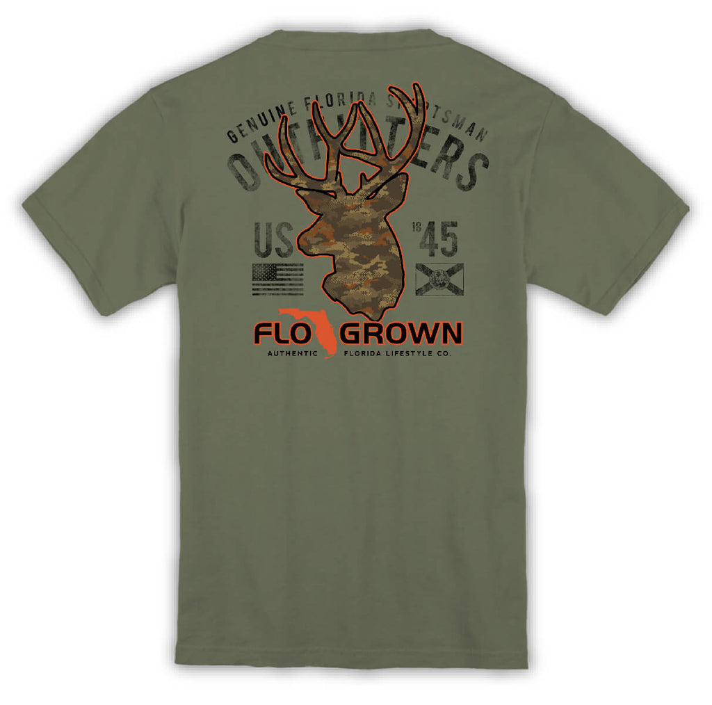 Deer Camo Youth Tee Hoodie, Sweatshirt | CoreVibeTees.com (Image 1)