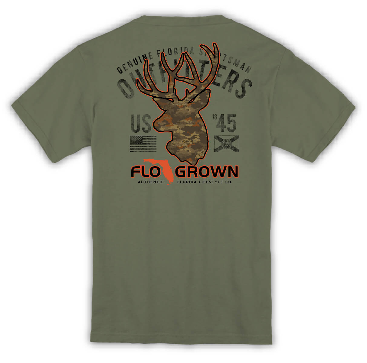 Deer Camo Youth Tee Hoodie, Sweatshirt | CoreVibeTees.com (Image 1)
