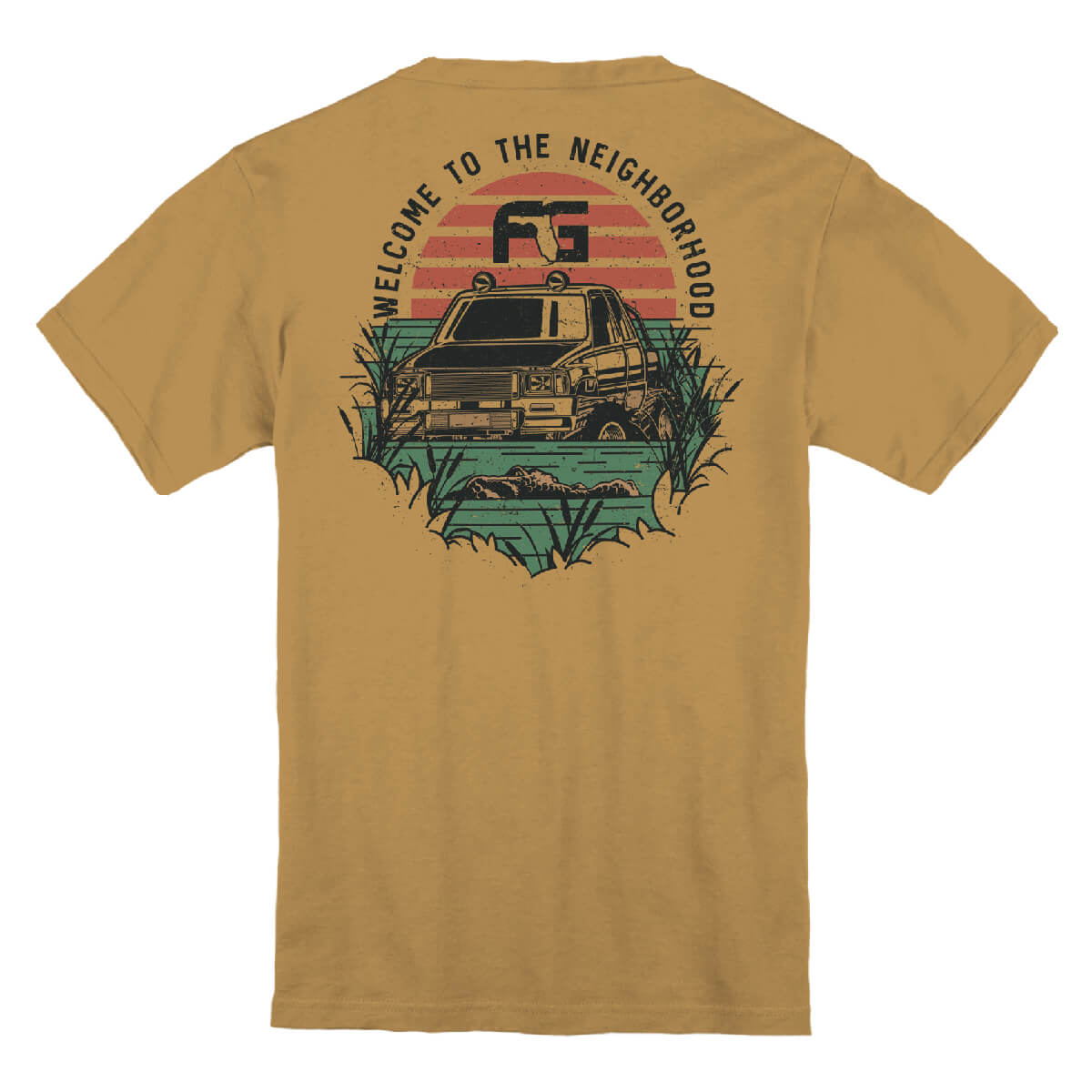 Welcome to the Neighborhood Youth Tee Hoodie, Sweatshirt | CoreVibeTees.com (Image 1)