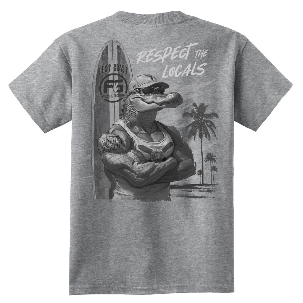 Respect Locals Gator Youth Tee Hoodie, Sweatshirt | CoreVibeTees.com (Image 1)
