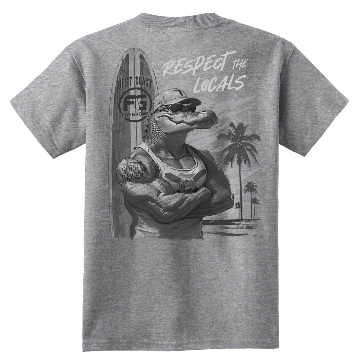 Respect Locals Gator Youth Tee Hoodie, Sweatshirt | CoreVibeTees.com (Image 1)