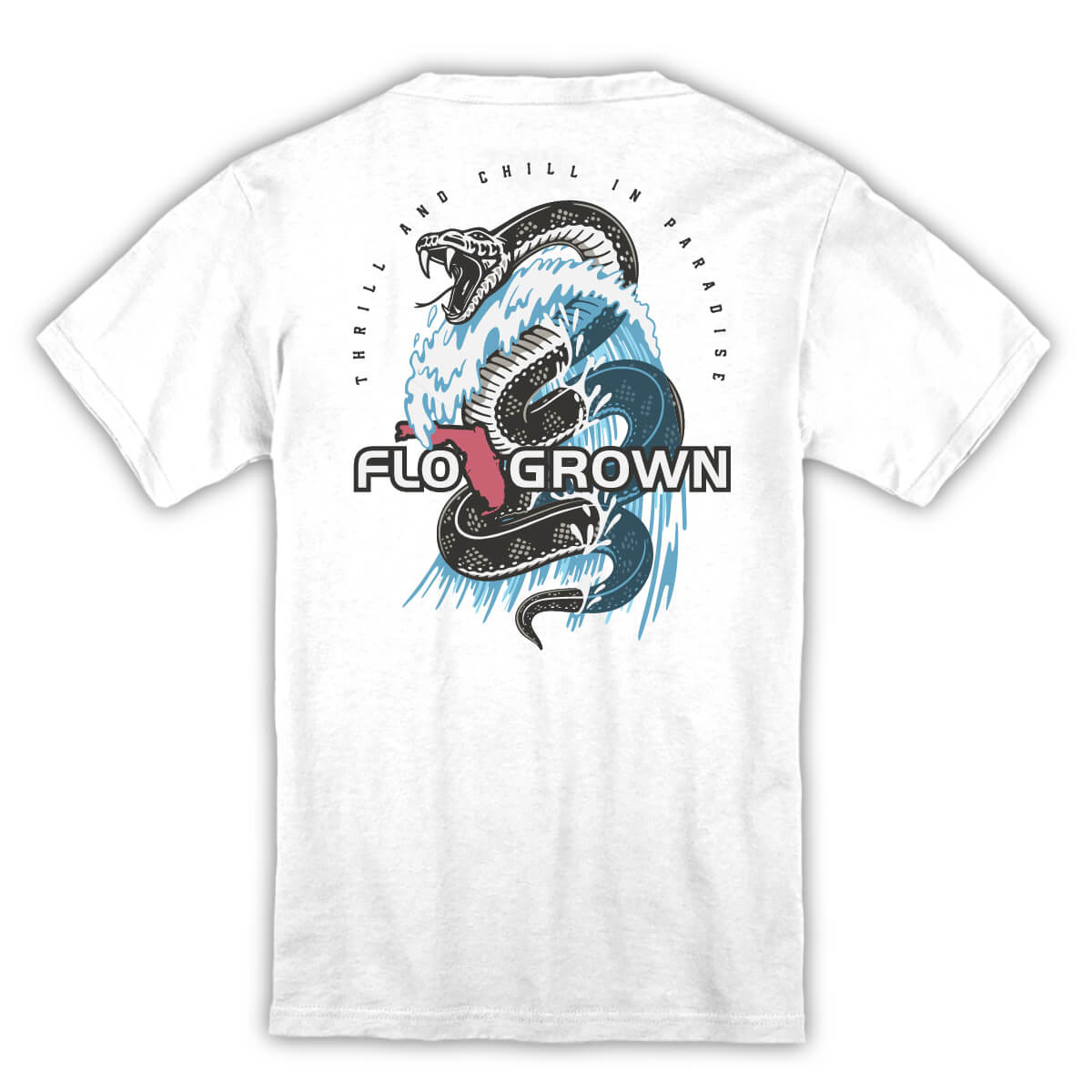 Thrill & Chill in Paradise Youth Tee Hoodie, Sweatshirt | CoreVibeTees.com (Image 1)