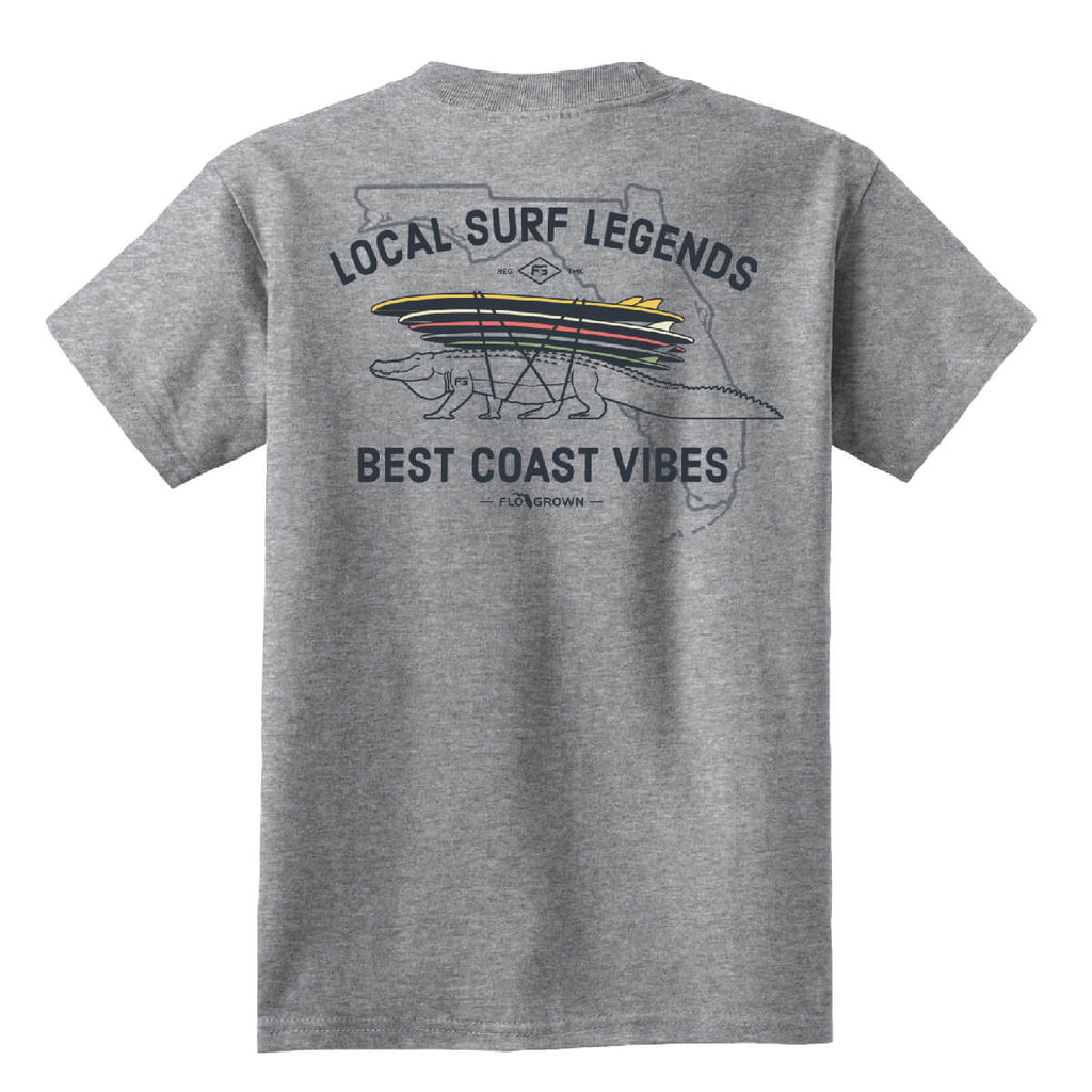 Surf Legends Youth Tee Hoodie, Sweatshirt | CoreVibeTees.com (Image 1)