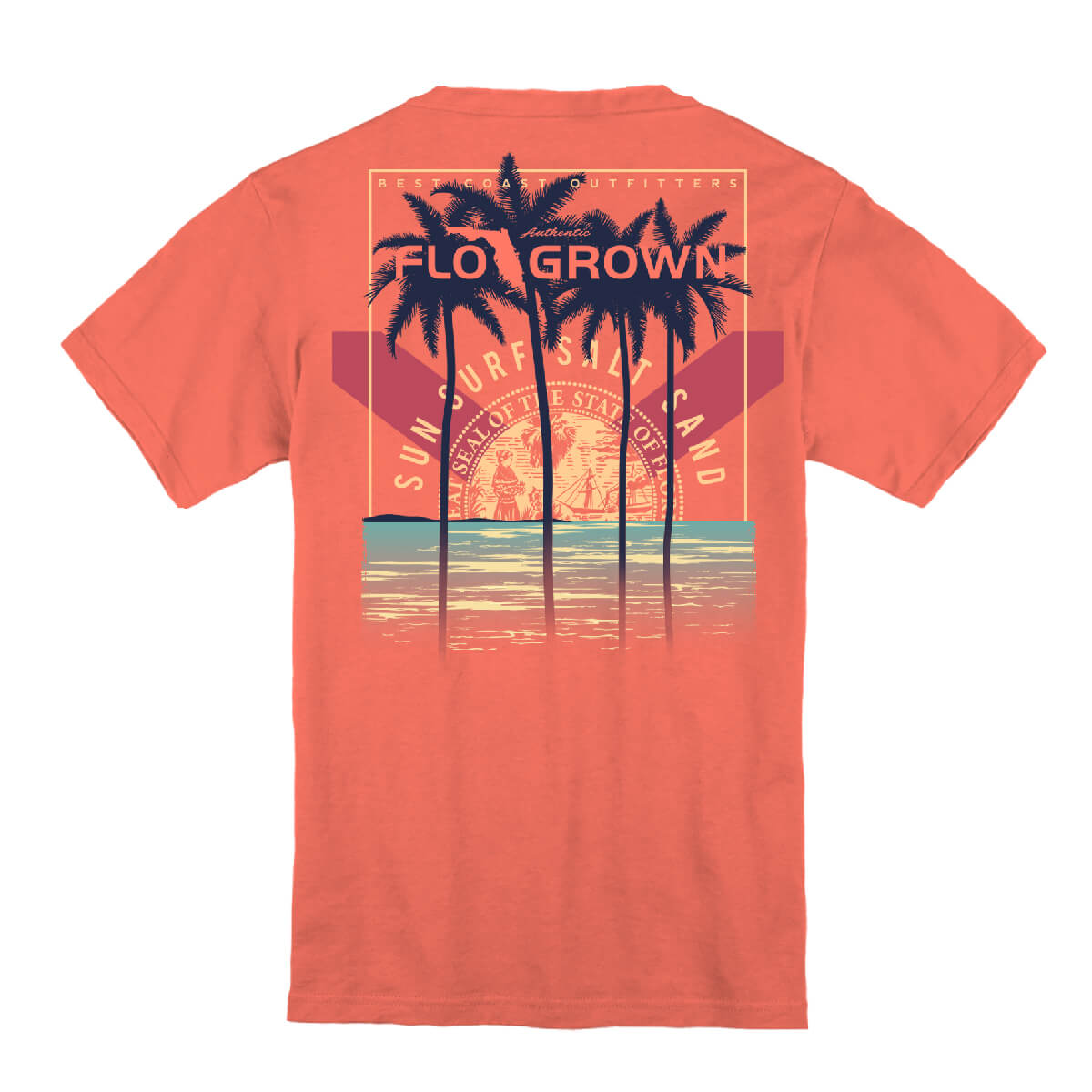 Crest Beach Poster Youth Tee Hoodie, Sweatshirt | CoreVibeTees.com (Image 1)