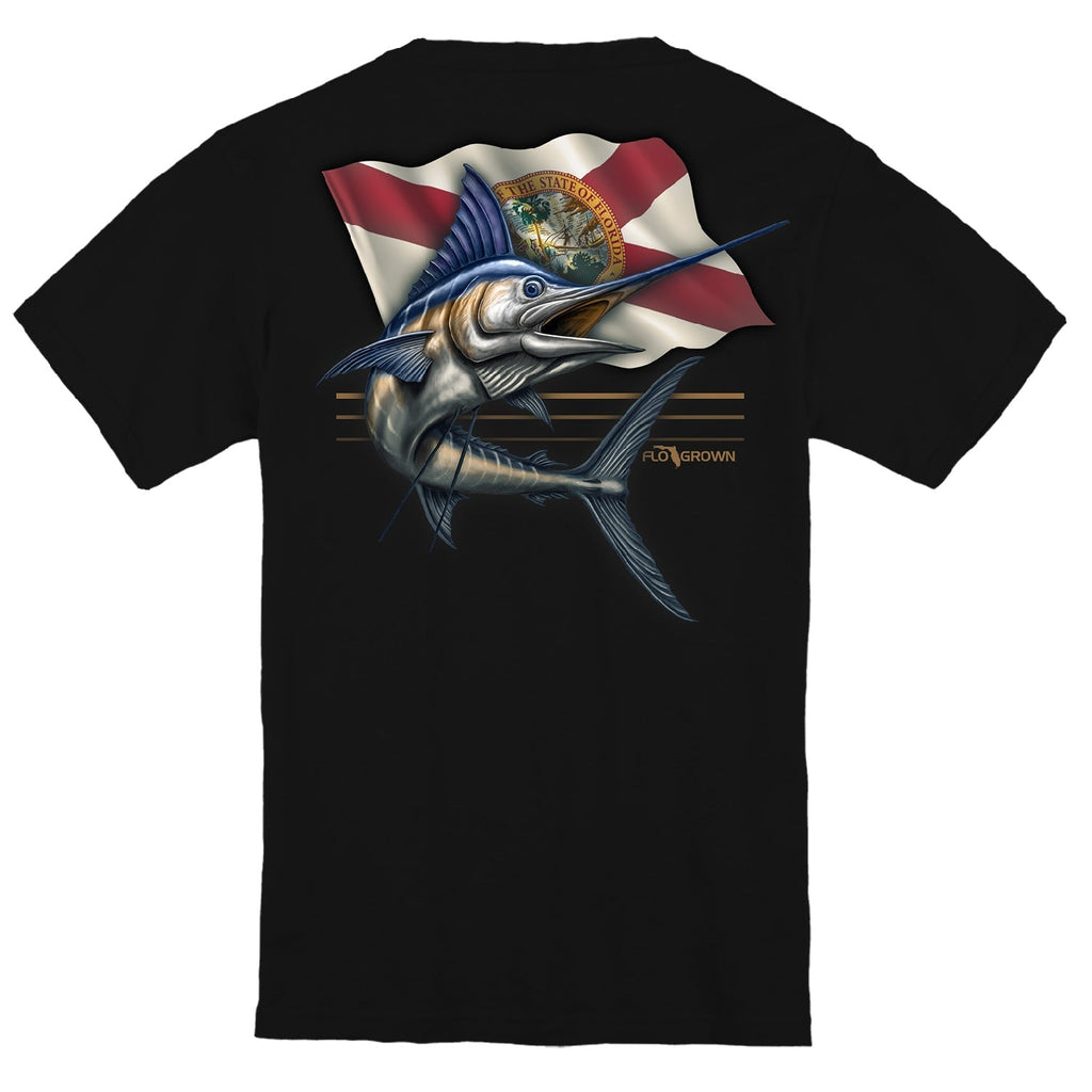 Majestic Marlin Youth Tee Hoodie, Sweatshirt | CoreVibeTees.com (Image 1)