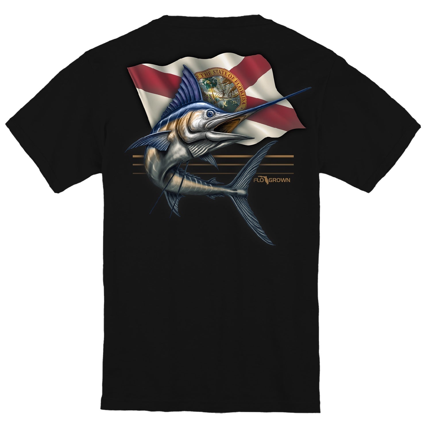 Majestic Marlin Youth Tee Hoodie, Sweatshirt | CoreVibeTees.com (Image 1)