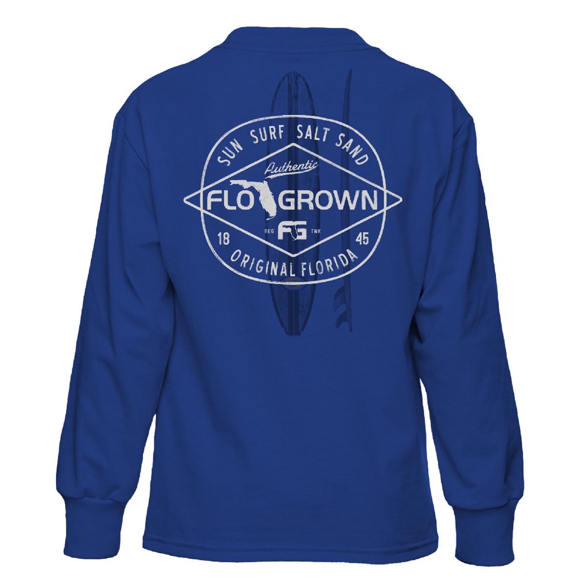 Surf Diamond Youth Long Sleeve Tee Hoodie, Sweatshirt | CoreVibeTees.com (Image 1)