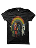 Four Unicorns Of The Apocalypse Black Half Sleeve T-Shirt Hoodie, Sweatshirt | CoreVibeTees.com