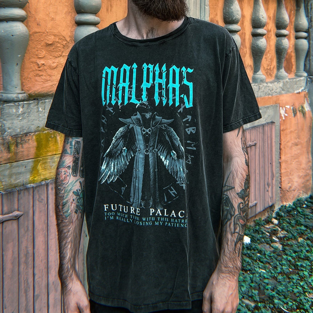 Malphas T-Shirt (Black Stone Wash) Hoodie, Sweatshirt | CoreVibeTees.com (Image 2)