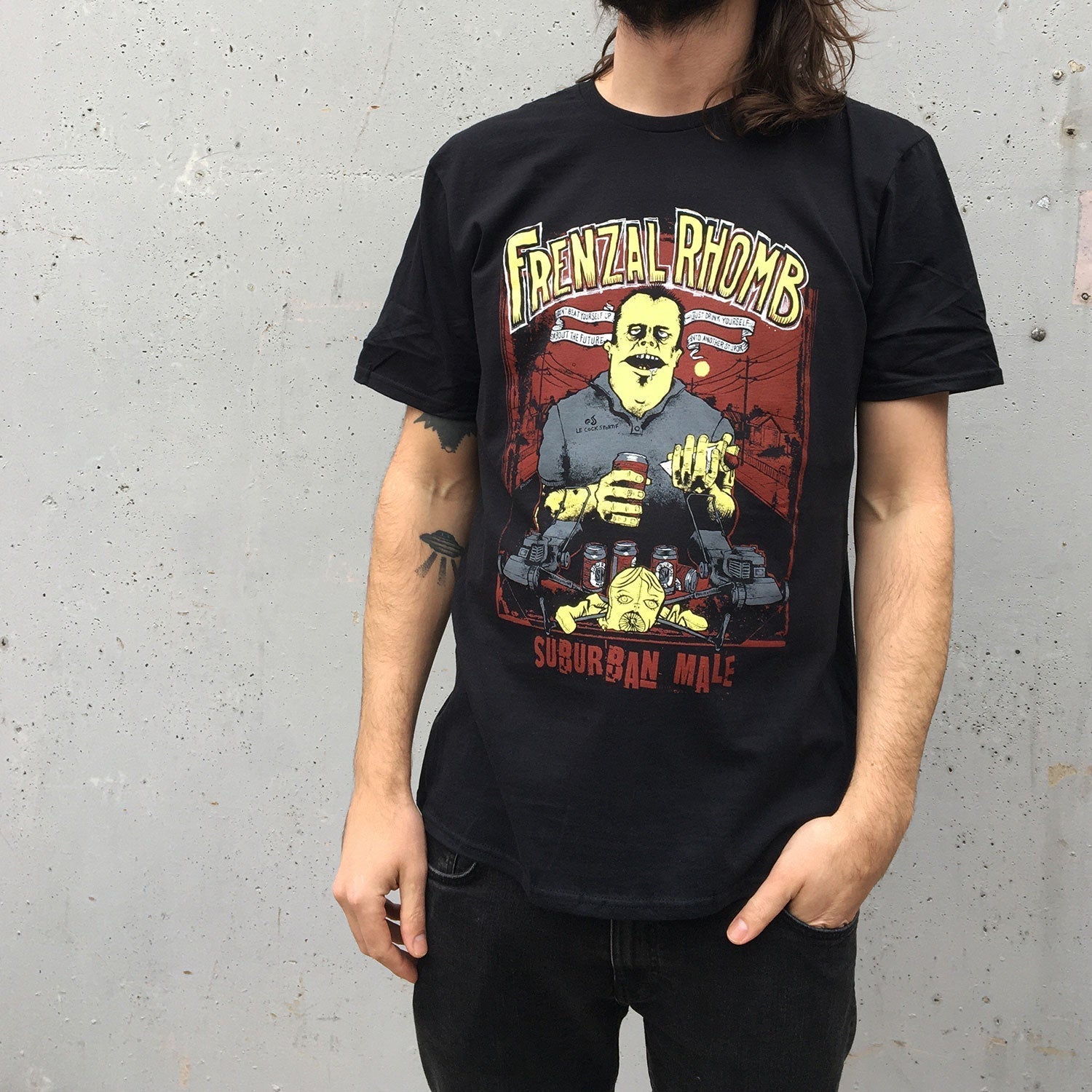 Suburban Male T-Shirt (Black) Hoodie, Sweatshirt | CoreVibeTees.com (Image 2)