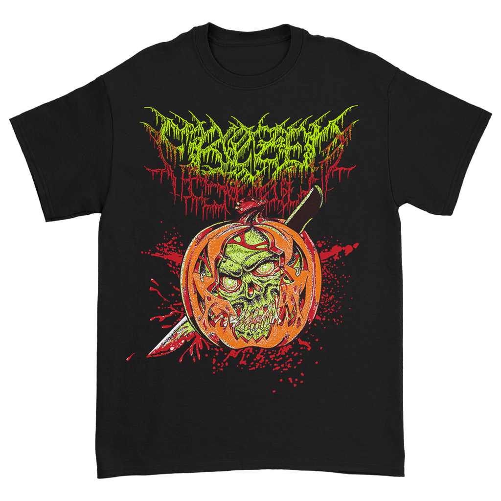 Pumpkin Skull T-Shirt (Black) Hoodie, Sweatshirt | CoreVibeTees.com
