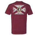 Florida State Seminoles Washed Flag Tee Hoodie, Sweatshirt | CoreVibeTees.com (Image 1)