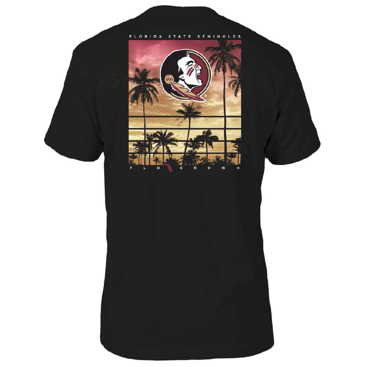 Florida State Seminoles Sunset Poster Tee Hoodie, Sweatshirt | CoreVibeTees.com (Image 1)
