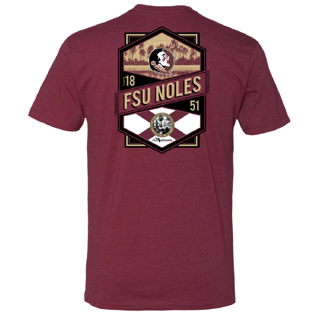 Florida State Seminoles Double Diamond Crest Tee Hoodie, Sweatshirt | CoreVibeTees.com (Image 1)