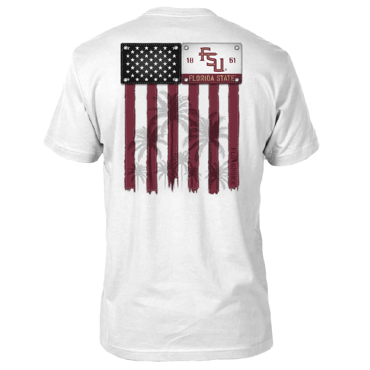 Florida State Seminoles Vintage Flags Tee Hoodie, Sweatshirt | CoreVibeTees.com (Image 1)