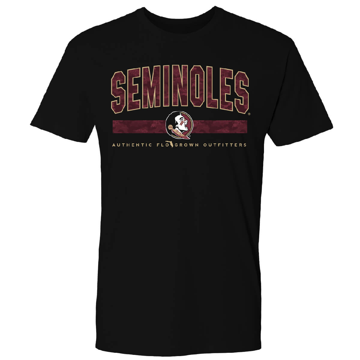 Florida State Seminoles Camo Type Tee Hoodie, Sweatshirt | CoreVibeTees.com