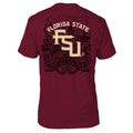 Florida State Seminoles City Lines Tee Hoodie, Sweatshirt | CoreVibeTees.com (Image 1)