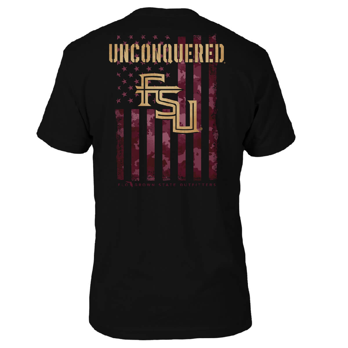 Florida State Seminoles Team Camo Flag Tee Hoodie, Sweatshirt | CoreVibeTees.com (Image 1)