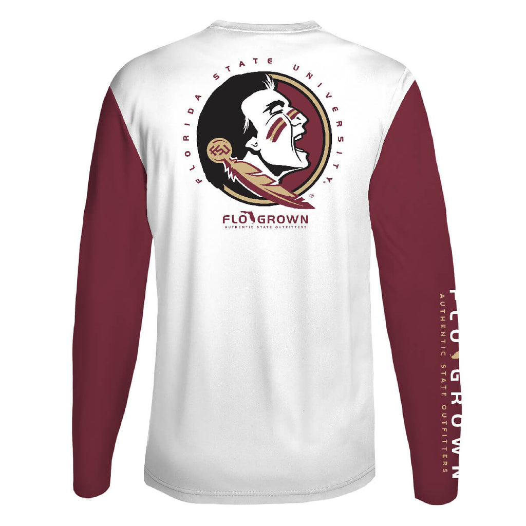 Florida State Seminoles Block Sleeve Camo Performance Tee Hoodie, Sweatshirt | CoreVibeTees.com (Image 1)