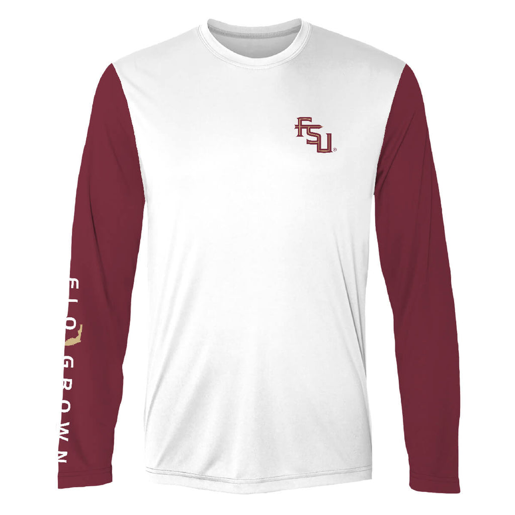 Florida State Seminoles Block Sleeve Camo Performance Tee Hoodie, Sweatshirt | CoreVibeTees.com (Image 2)