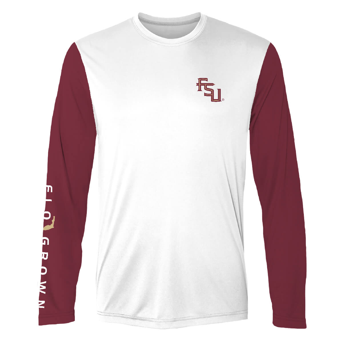Florida State Seminoles Block Sleeve Camo Performance Tee Hoodie, Sweatshirt | CoreVibeTees.com (Image 2)