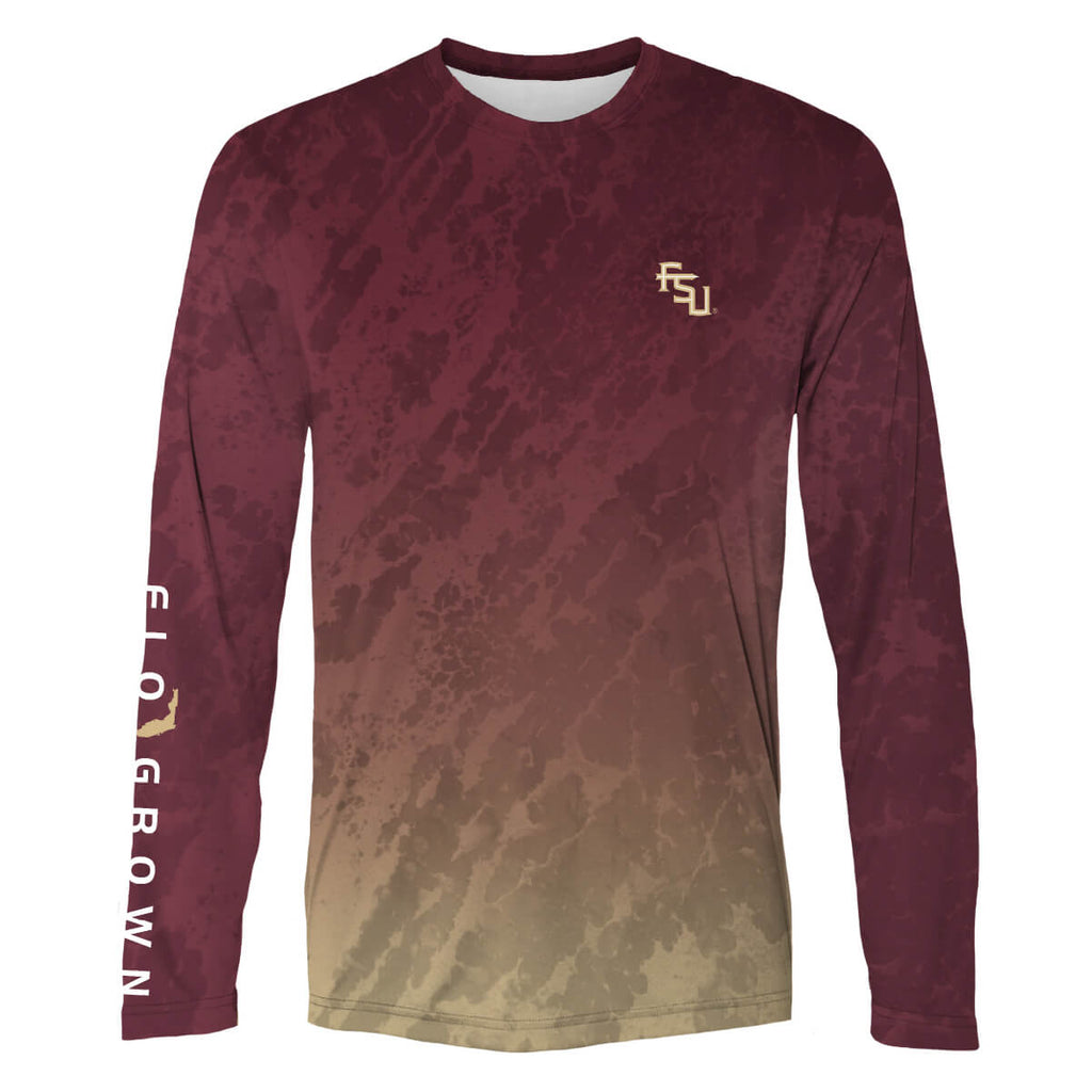 Florida State Seminoles Maritime Fade Performance Tee Hoodie, Sweatshirt | CoreVibeTees.com (Image 2)