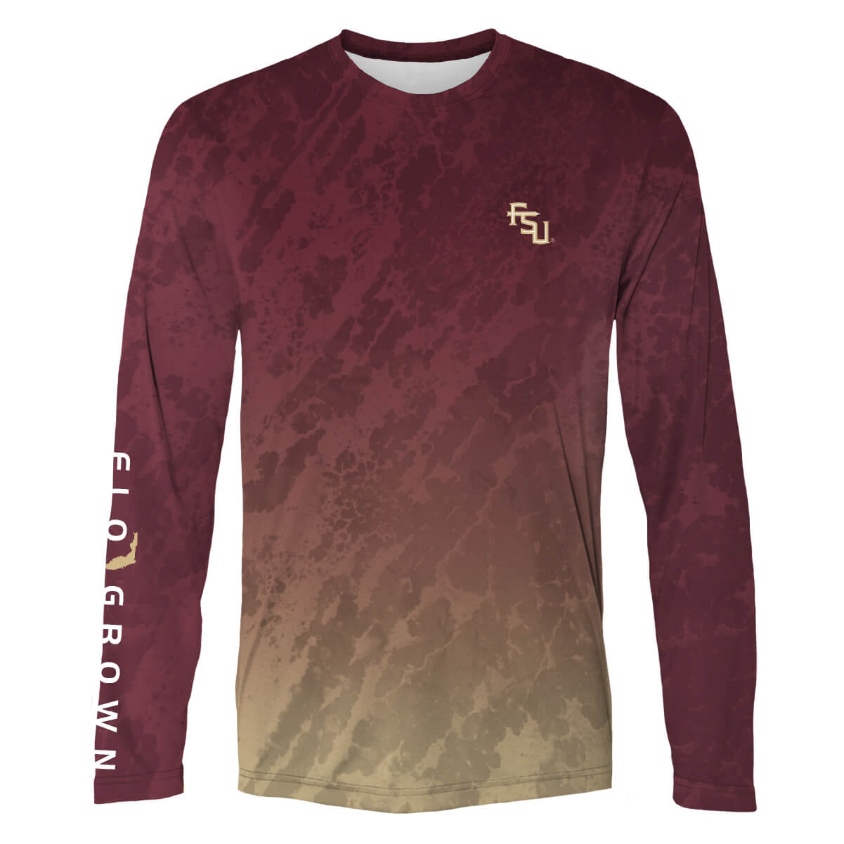 Florida State Seminoles Maritime Fade Performance Tee Hoodie, Sweatshirt | CoreVibeTees.com (Image 2)