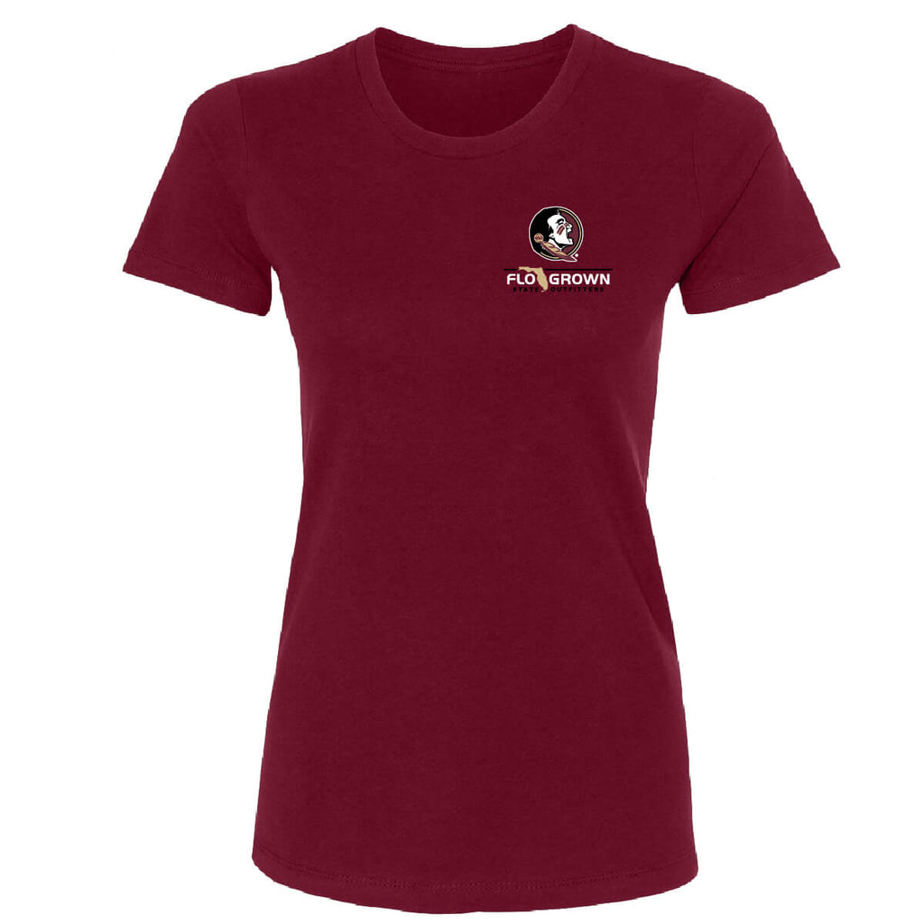 Florida State Seminoles Sticker Fitted Women's Tee Hoodie, Sweatshirt | CoreVibeTees.com (Image 2)