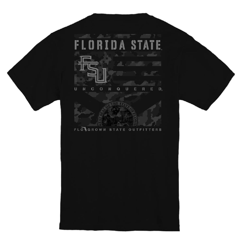 Florida State Seminoles Camo Flag Panels Youth Tee Hoodie, Sweatshirt | CoreVibeTees.com (Image 1)