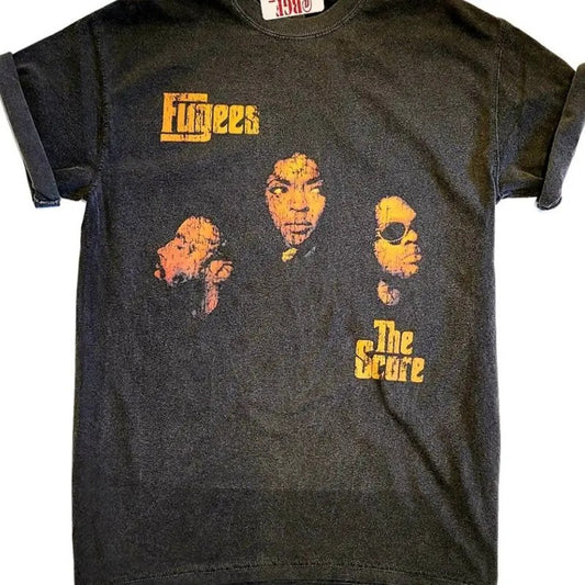 FUGEES The Score Lauryn Hill Wyclef Jean Pras Retro 90's rap Vintage Distressed Style Ultra Premium T-Shirt