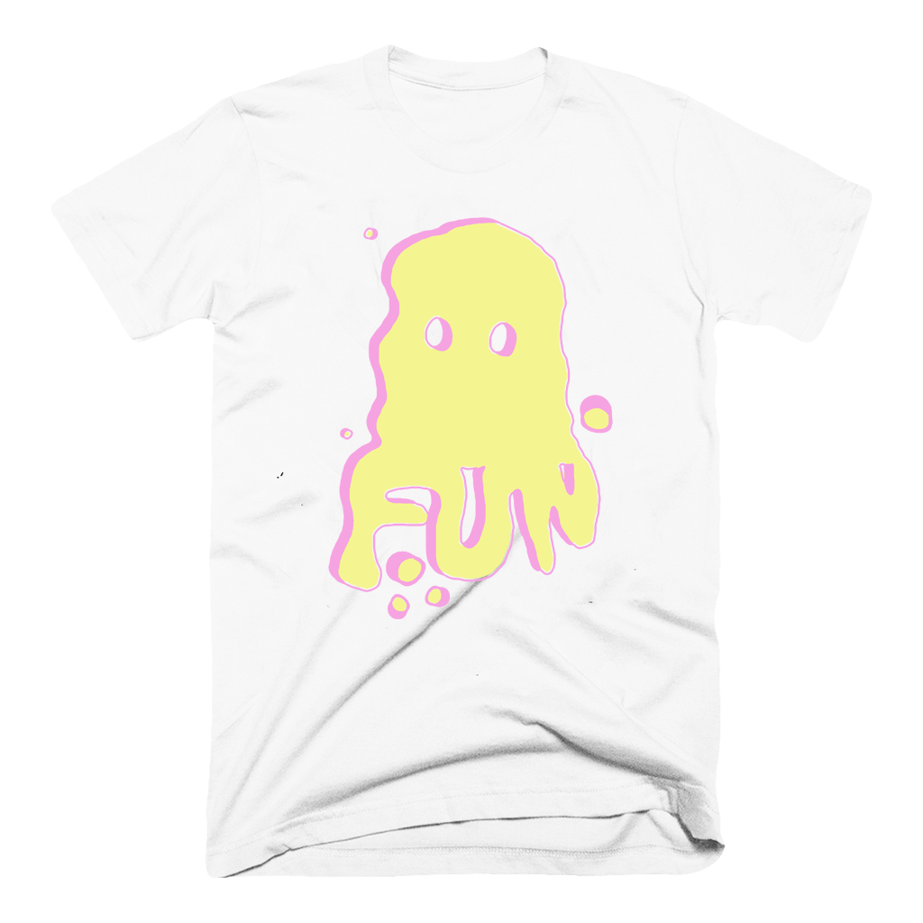 Blob White T-Shirt Hoodie, Sweatshirt | CoreVibeTees.com (Image 1)