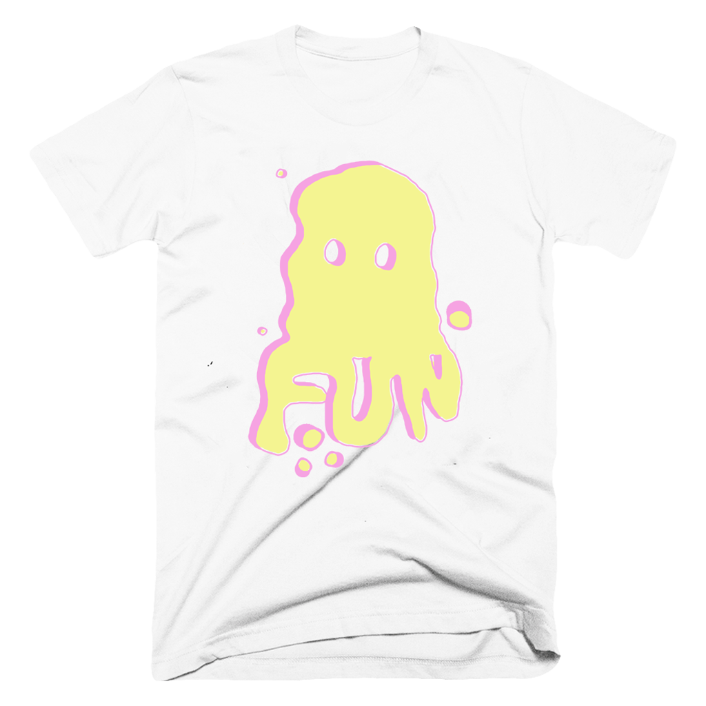 Blob White T-Shirt Hoodie, Sweatshirt | CoreVibeTees.com (Image 2)